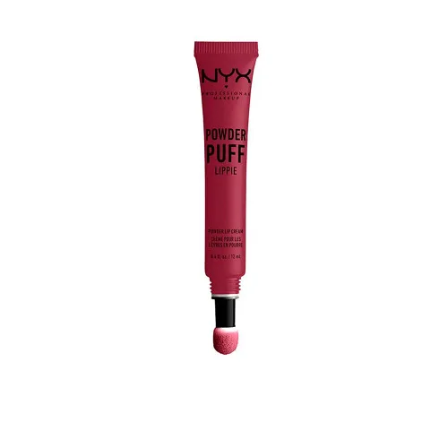Vista 3 de NYX PROFESSIONAL MAKEUP Powder Puff Lippie - Crema de labios en polvo, lápiz labial líquido - Bby (Fucsia)