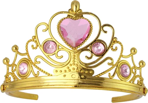 Vista 4 de XiangGuanQianYing Princesa Dress Up Princess Varitas Tiaras y Coronas para Niñas Pequeñas Juego de Varita de Copo de Nieve Rosa