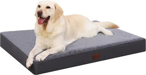 Vista 10 de Cama impermeable para perros pequeños, ortopédica, 23 x 17, color Gris