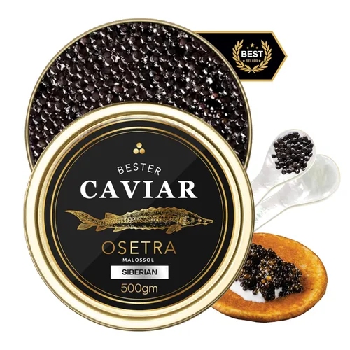 Vista 11 de [Durante la noche garantizada] Caviar de esturión siberiano (lata de 3.53 oz)