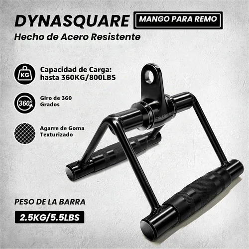 Vista 2 de Combinación de accesorios para máquina de cable, accesorios de acero sólido resistente LAT con asas de ejercicio y correas de tobillo, accesorios