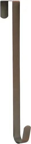 Vista 26 de Sattiyrch Colgador de corona de 12 pulgadas para puerta delantera, gancho de acero para colgar sobre la puerta, colgador de puerta de corona