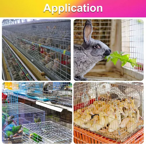 Vista 8 de Juego de 2400 anillos y alicates tipo M para cerdo Wire Cage Clips and Fencing Pliers for Auto Upholstery Repair & Chicken Rabbit Wire Mesh Cages