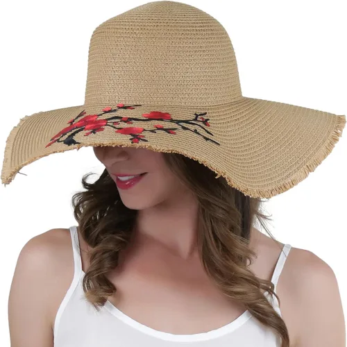 Vista 31 de ToBeInStyle Sombreros de verano para mujer