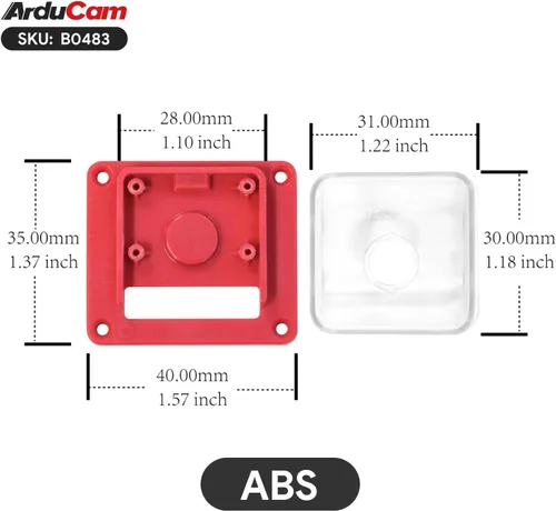 Vista 4 de Arducam OwlSight - Módulo de cámara para Raspberry Pi 5, 1/1.32 pulgadas, 64 MP, módulo de cámara de enfoque automático de alta resolución