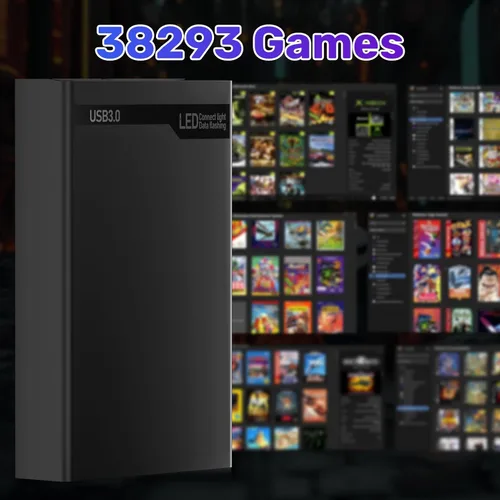 Vista 3 de 500GB Retro Game Console with 38293 Built-in Games, Emulator Console with 50+ Emulators, Plug and Play for Windows PC