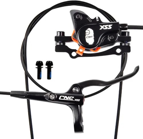 Vista 10 de CNC MTB Juego de Frenos de Disco Hidráulicos, Frenos de Disco Hidráulicos para Bicicleta de Montaña CNC Derecha Delantero 800mm Izquierda Trasero