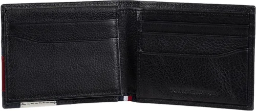 Vista 2 de Tommy Hilfiger Cartera de cuero genuino para hombre con múltiples ranuras para tarjetas