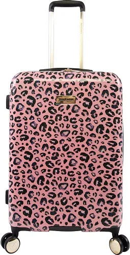 Vista 3 de Juicy Couture Jane - Juego de 3 piezas de maletas giratorias, Pink Leopard), JC-PC-18700-3-PKLP