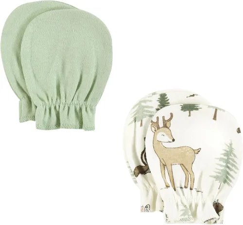 Vista 5 de Hudson Baby Manoplas unisex de algodón para bebé