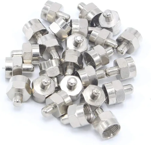 Vista 5 de THE CIMPLE CO Terminadores de 75 ohmios para extremos de cable coaxial, tapas coaxiales tipo F para puertos RF no utilizados, terminadores