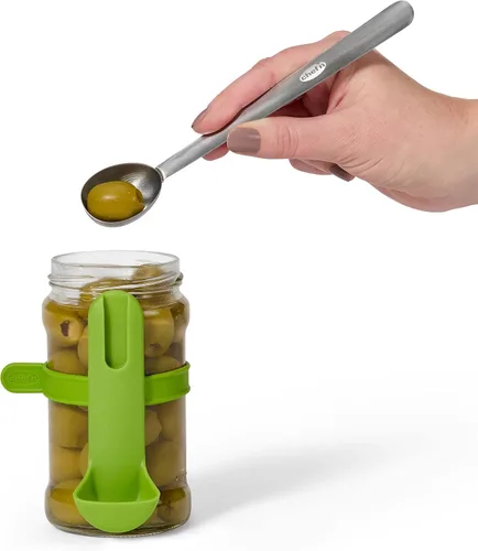 Vista 8 de Chef'n FridgeFork - Tenedor para condimentos (rúgula y merengue) de acero inoxidable