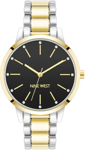 Vista 13 de Nine West Reloj de pulsera con detalles de cristal para mujer