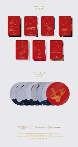 Vista 4 de WayV Take Over The Moon 2nd Mini Album - CD, fotolibros, tarjeta de fotos, tarjeta circular, póster plegado con juego de calcomanías decorativas