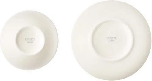 Vista 2 de KINTO 17145 PEBBLE - Taza y platillo, 6.1 fl oz (6.1 fl oz), verde musgo