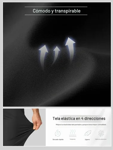 Vista 6 de G Gradual - Pantalones de golf elásticos para hombre con 6 bolsillos, ajustados, pantalones de vestir para hombre, para viajes, casuales, de trabajo