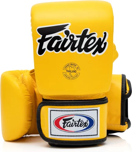 Vista 10 de Fairtex TGO3 - Guantes de boxeo Muay Thai para hombres, mujeres, niños, diseño especial de pulgar abierto, guantes de MMA, kickboxing, gimnasio
