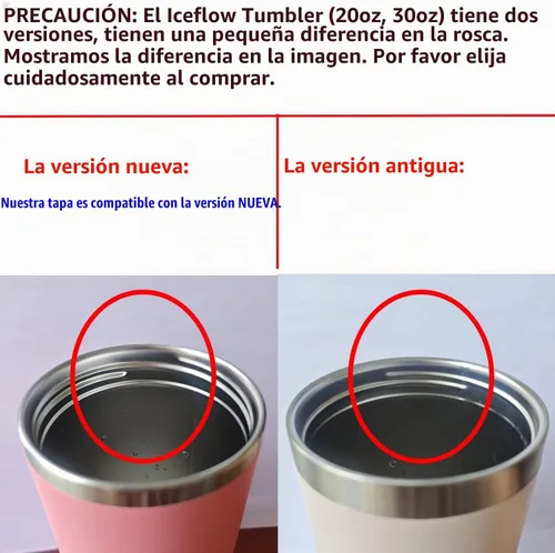 Vista 2 de 2PC Tapas de Vaso de Repuesto a Prueba de Fugas con Popote - Compatibles con Vaso Stanley NUEVA VERSIÓN Iceflow Flip, Quencher H2.0 y Protour Negro