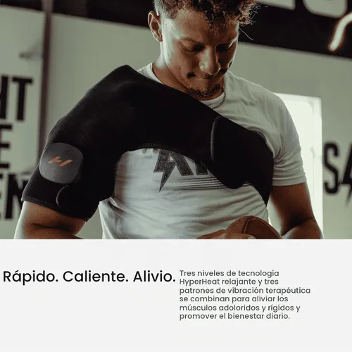 Vista 4 de Hyperice Venom 2 - Calor avanzado + envoltura de vibración (hombro izquierdo) - Aprobado por FSA o HSA