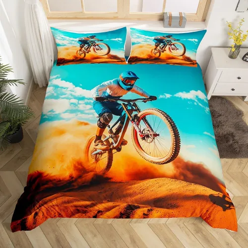 Vista 29 de Feelyou - Funda de edredón con estampado de auriculares, juego de ropa de cama con temática musical, patrón geométrico musical, funda de edredón