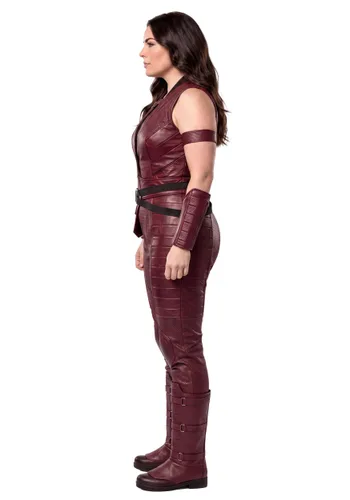 Vista 4 de Disfraz Plus Size Marvel Deadpool & Wolverine Deluxe Elektra para Mujer Multicolor