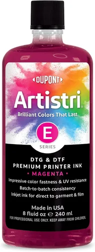 Vista 14 de Artistri® Serie E DTG y DTF Tinta - Negro - 8 oz