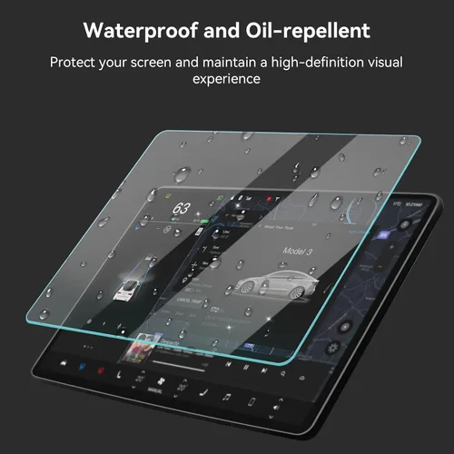Vista 6 de Protector de pantalla para Tesla Model 3/Y, accesorios de 15 pulgadas, protector de pantalla táctil brillante para el modelo Y (2025 ~ 2020)