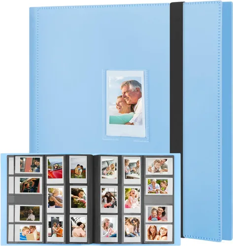 Vista 10 de Álbum de fotos de 560 bolsillos para cámara Fujifilm Instax Mini, cámara Polaroid, para cámaras instantáneas Fujifilm Instax 12 11 9 40 99 90 8 7