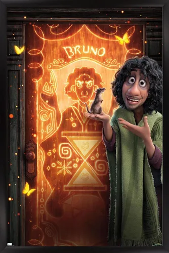Vista 6 de Trends International Disney Encanto - Póster de pared de Bruno, 22.37 x 34.00 pulgadas, versión premium sin marco