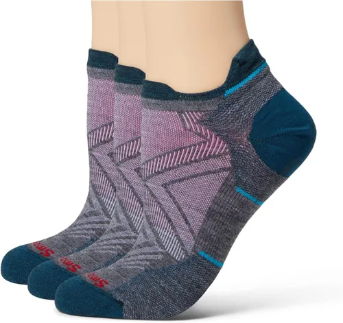 Vista 15 de Smartwool Calcetines tobilleros bajos Run Zero Cushion para mujer Azul (Serene blue)