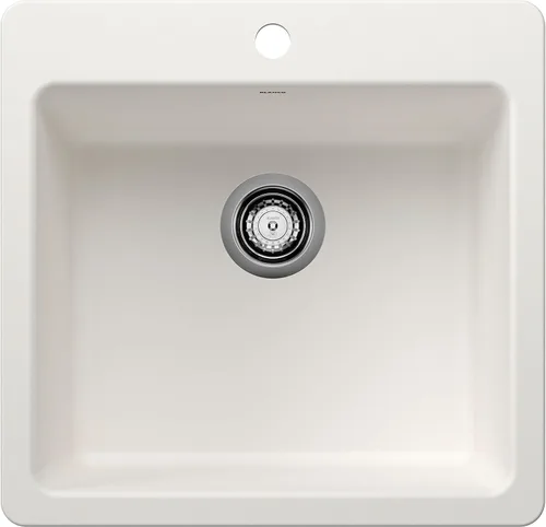 Vista 8 de BLANCO 443227 Liven SILGRANIT - Fregadero de cocina de 21 pulgadas con un solo tazón, color antracita