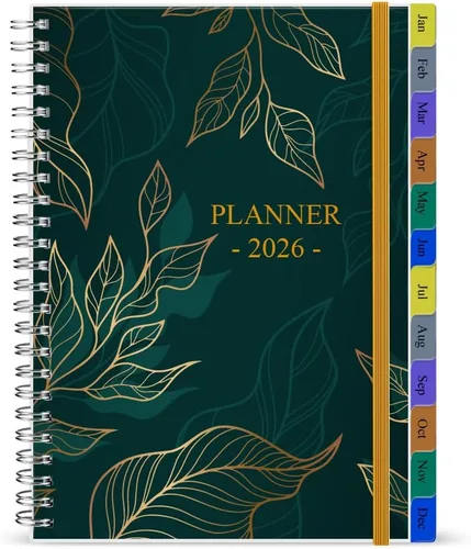Vista 13 de Planificador/Calendario de Bolsillo 2026 - Cuaderno y Diario Organizador Semanal y Mensual A6 para Seguir Objetivos, Fácil de Organizar tu Vida Azul