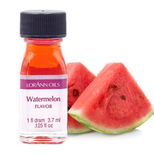 Vista 2 de LorAnn Watermelon SS Flavor, 1 botella de dram (0.0125 fl oz - 0.1 fl oz - 1 cucharadita)
