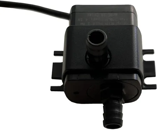 Vista 8 de SHYSKY 12VDC Mini bomba de agua sin escobillas DC30A-1230 4.8W 63.4GPH Elevación 9.8 ft 9.8ft Circulación continua estable de bajo ruido, para micro