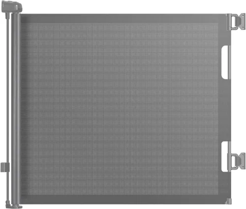 Vista 11 de HAMOPY - Puertas retráctiles para bebé, 33 pulgadas de alto, puerta de bebé extra ancha de hasta 71 pulgadas, puerta de malla autoblocante duradera