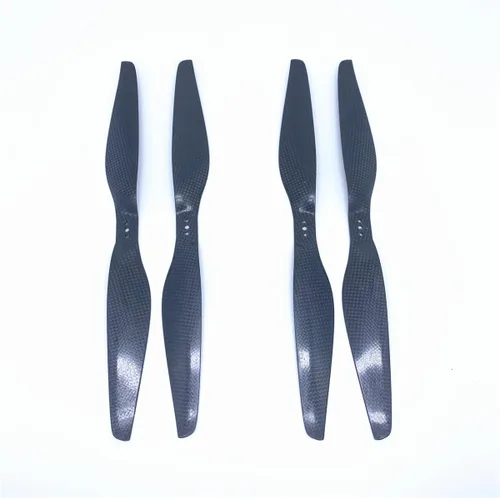 Vista 6 de 2 pares de hélice KingVal de repuesto de fibra de carbono 1255 CW/CCW compatible con RC Drone Quadcopter