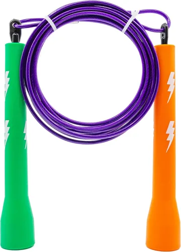 Vista 13 de Double Under Wonder Cuerda de saltar, cuerda de velocidad sin enredos, cuerda de velocidad ajustable para hombres, mujeres, entrenamiento de fitness