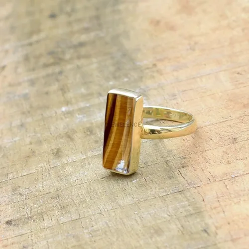 Vista 10 de Anillo de plata de ley maciza superpuesta de oro amarillo de 18 quilates para mujer, anillo de compromiso de plata esterlina, juego de bisel