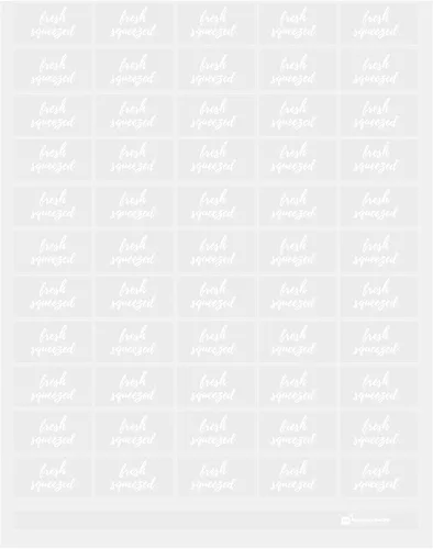 Vista 50 de Restaurantware - Etiquetas para botellas de jugo en algún lugar de 1.9 x 1 pulgada, 100 etiquetas autoadhesivas para botellas, resistentes a