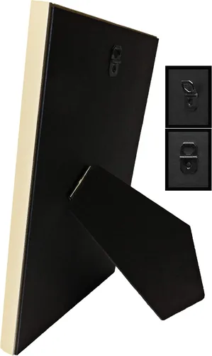 Vista 2 de DEXSA Con cada placa de madera de aniversario, fabricada en los Estados Unidos, 6 x 9 pulgadas, elegante marco vertical para pared y decoración