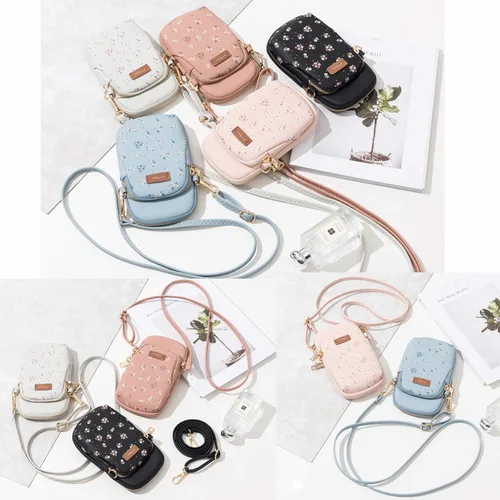 Vista 7 de Techcircle Small Crossbody Purse for Girls, PU Leather Cell Phone Wallet Shoulder Bag with Removable Strap