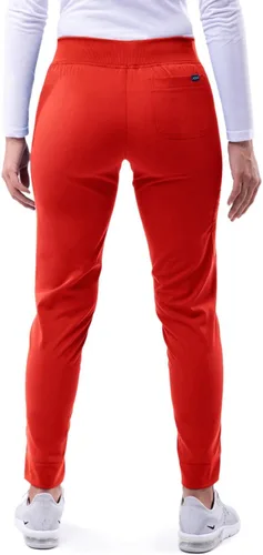 Vista 2 de Adar Pro Scrubs para mujeres - Pantalones de uniforme médico tipo jogger de yoga supremos Manzana