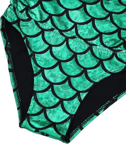 Vista 6 de YiZYiF - Traje de baño con cola de sirena, 2 piezas y 3 piezas