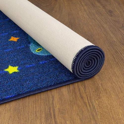 Vista 8 de KC Cubs 8x10 Alfombra de Coches de Juguete del Sistema Solar del Espacio Exterior – Alfombra de Juego Educativa para Niños, Pequeños, Guardería