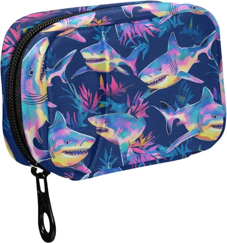 Vista 28 de Fustylead Groovy - Organizador de píldoras de flores, estilo bohemio, retro, 2 veces al día, con cremallera, dispensadores semanales portátiles