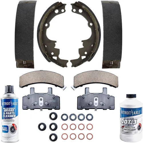 Vista 53 de Detroit Axle - Pastillas de freno traseras para Toyota Prius 2012-2015 Prius Plug-In 2017-2018 Corolla iM 2016 Sion iM 2011-2017 Lexus CT200h