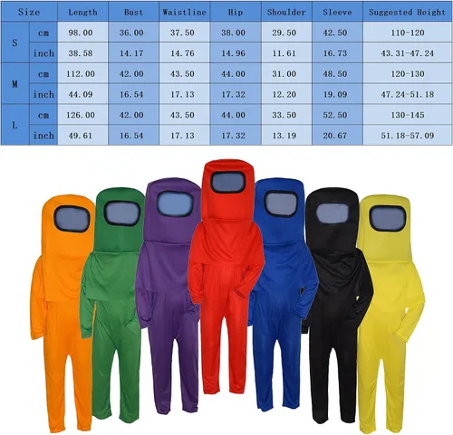 Vista 7 de Disfraz de astronauta para niños, divertido juego espacial, overol de Halloween con mochila