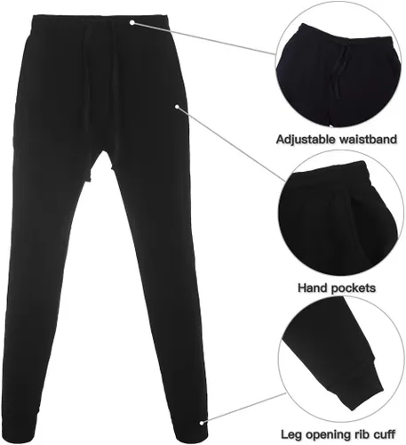 Vista 4 de Conjunto deportivo de forro polar con capucha para hombre, 2 piezas, conjunto casual para correr