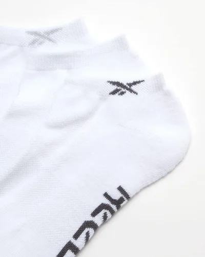 Vista 3 de Reebok Calcetines de cojín básicos transpirables de corte bajo para hombre paquete de 6