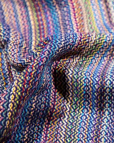 Vista 3 de Teema Toalla de playa turca grande, 100% algodón turco, sin arena, secado rápido, versátil y multiusos, The Labyrinth (azul marino)